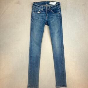 Rag & Bone Dark blue wash skinny jeans size:24 sku:144-V01
